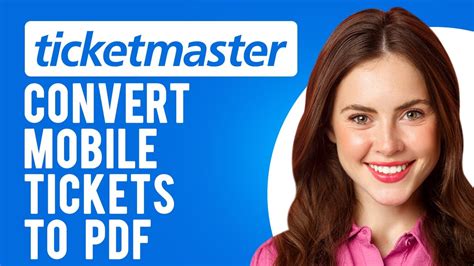 PROTECT YOURSELF FROM SCALPERS - Avoid forgeries similar location seats with Verified Tickets. . How to convert ticketmaster mobile tickets to pdf